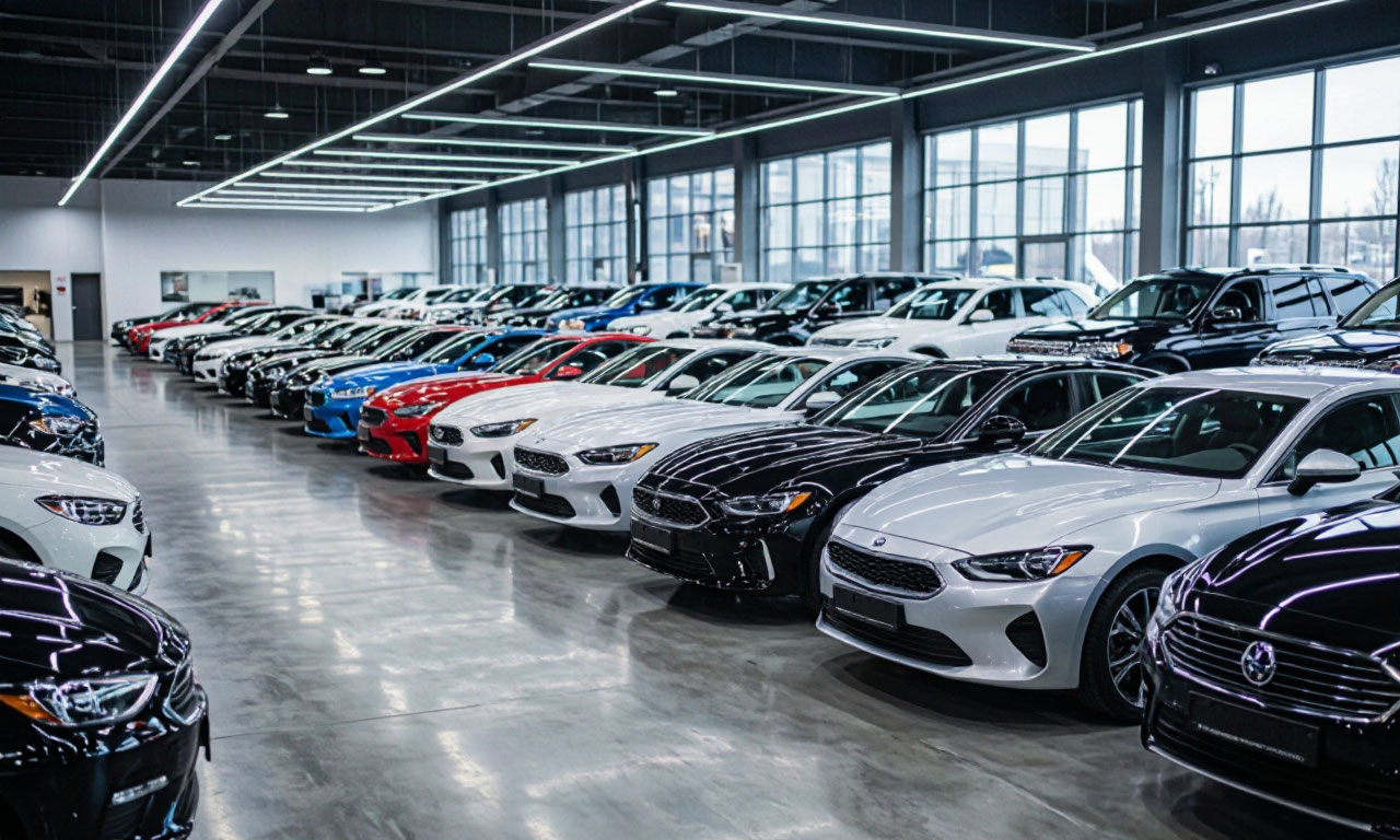 Выставочная экспозиция: линейка легковых авто